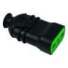 Presa mobile 10A professionale HI-PRO nera