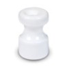 Kit 25 isolatori €?16mm in ceramica bianca