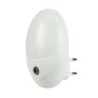 Luce spia notturna LED con sensore crepuscolare e spina 2P 2,5A.