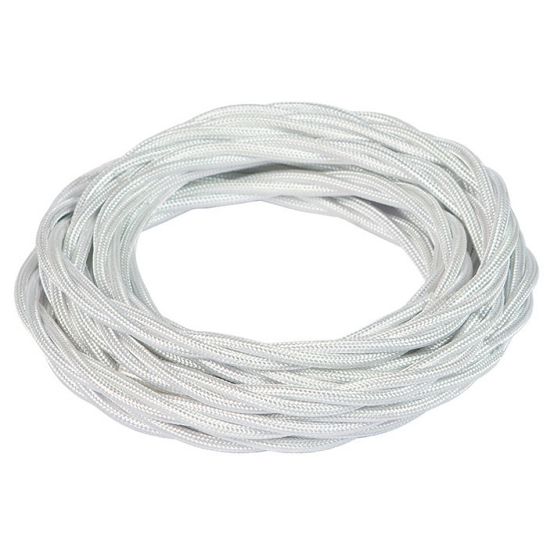 Cavo treccia seta 2x1,00 matassa 100m bianco