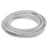 Matassina 5m cavo seta tondo 3G0,75 bianco