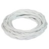 Cavo treccia seta 3G2,50 matassa 100m bianco