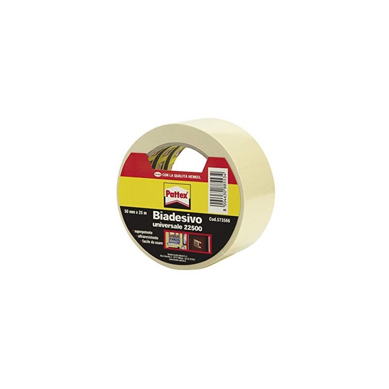PATTEX 22500 - BIADESIVO UNIVERSALE 50mmx25m