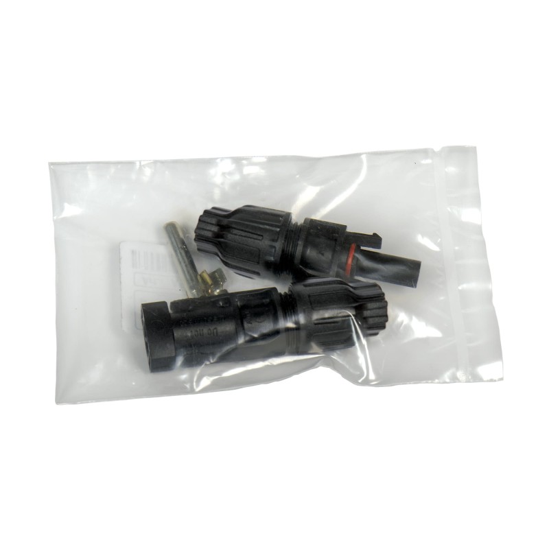 Coppia connettori FV (1M+1F) per cavi 4÷6mm²/1cp