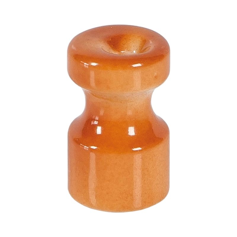 Isolatore 16-h.25mm in ceramica terra cotta