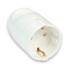 Presa mobile Schuko 16A (P30) smontabile bianca (Eco)