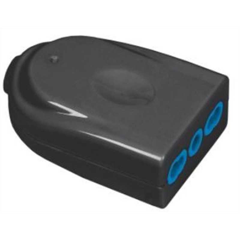 Presa mobile Easy 16A Bipasso (P17/11) smontabile nera (Eco)