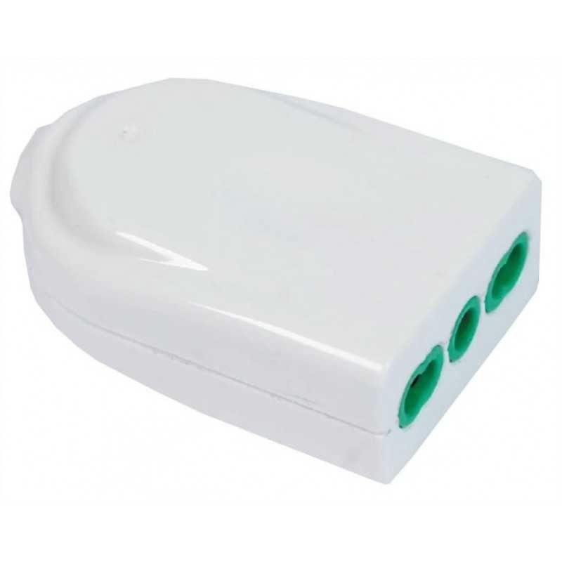 Presa mobile Easy 10A (P11) smontabile bianca (Eco)