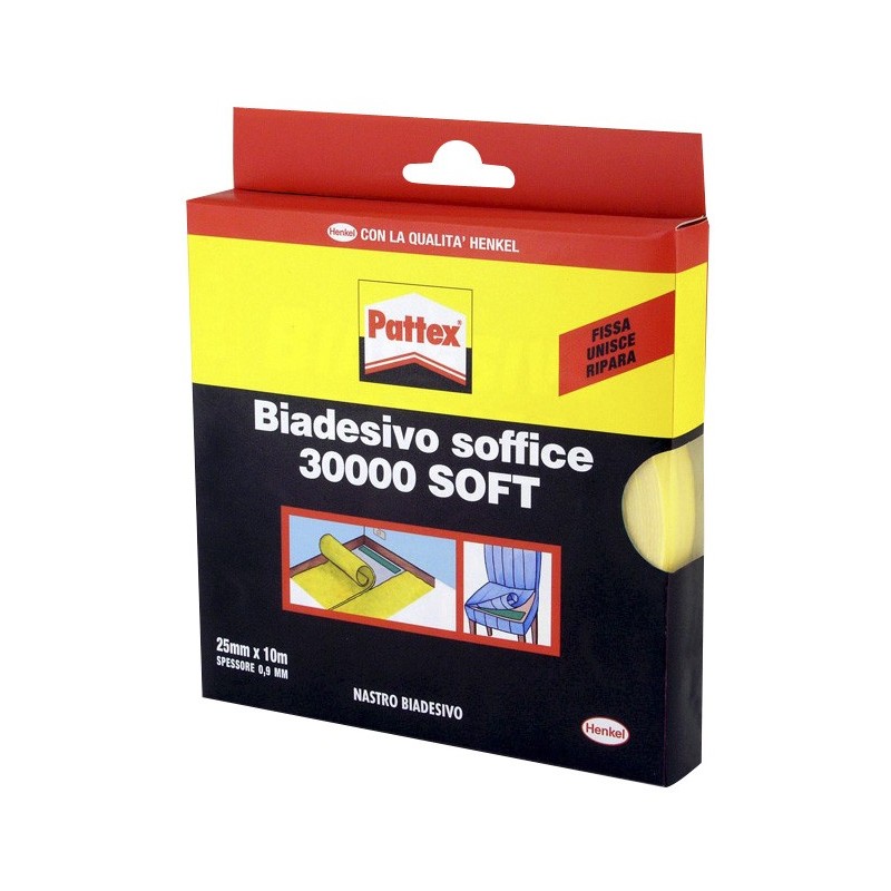 PATTEX 30000 SOFT BIADESIVO 25mmx10m
