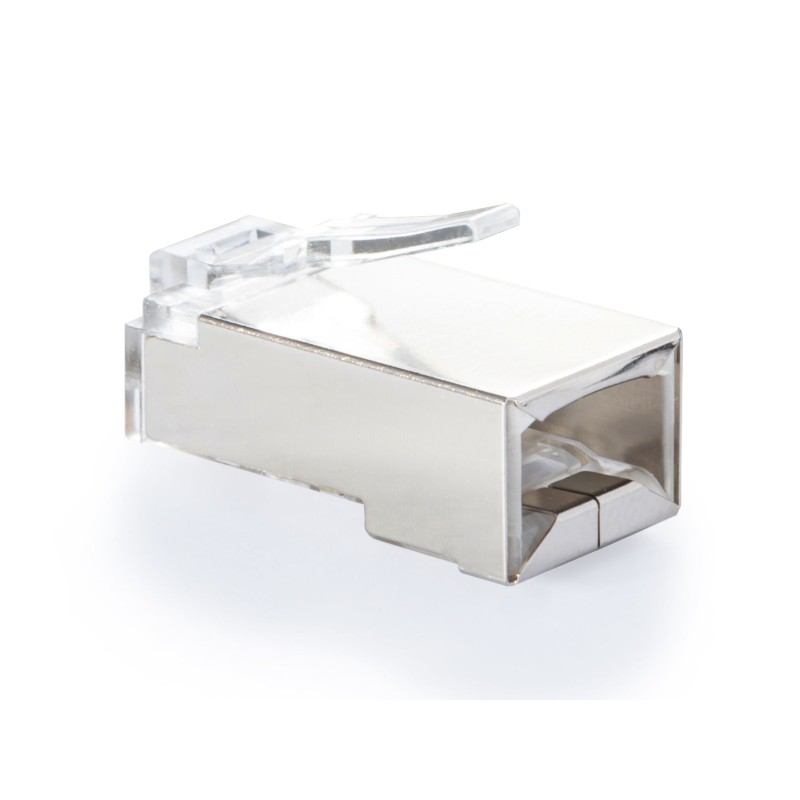 Spina plug RJ45 Cat. 6 FTP schermata passante