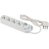 Multipresa Relife ECO 4 uscite Bipasso P40 con cavo 1,5m, interruttore e spina 16A