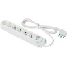 Multipresa Relife ECO 6 uscite Bipasso P40 con cavo 1,5m, interruttore e spina 16A
