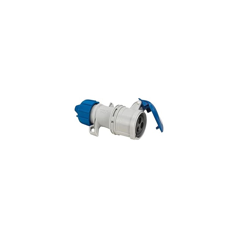 Presa industriale mobile 2P+T 32A 230V IP54 a vite.