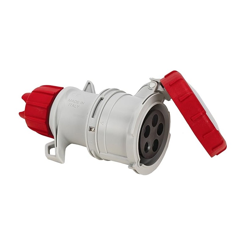 Presa industriale mobile 3P+N+T 16A 400V IP67 a vite.