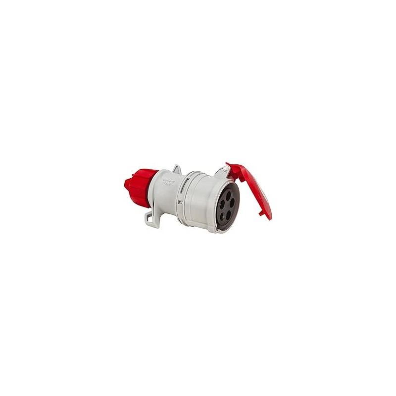 Presa industriale mobile 3P+N+T 32A 400V IP54 a vite.