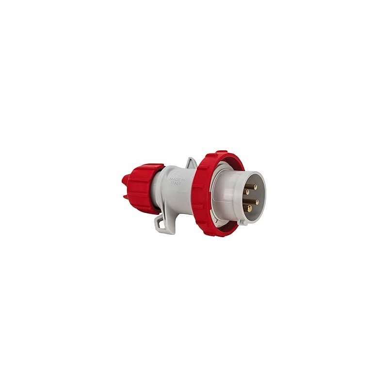 Spina industriale mobile 3P+T 32A 400V IP67 a vite