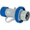 Spina industriale mobile 2P+T 32A 230V IP67 a vite