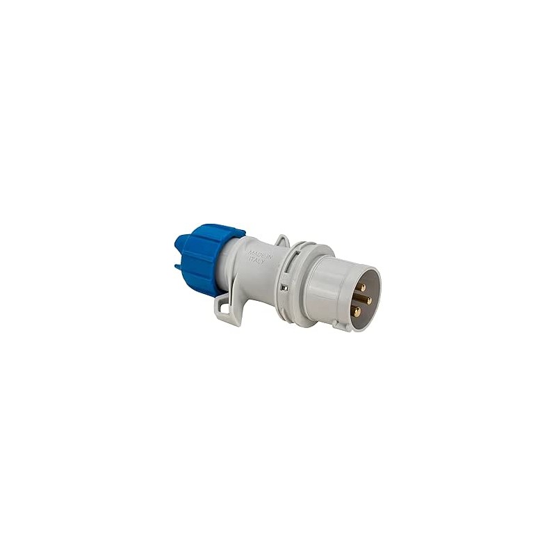 Spina industriale mobile 2P+T 16A 230V IP54 a vite