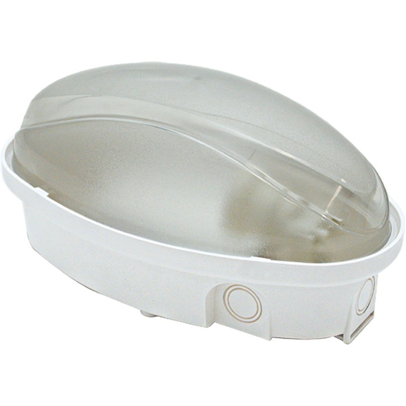 Plafoniera Panda Midi ovale LED 12W (3000K) bianca