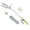 Kit professionale tubo corazzato 10 m, regolatore alta pressione, turbo Ø 60 mm
