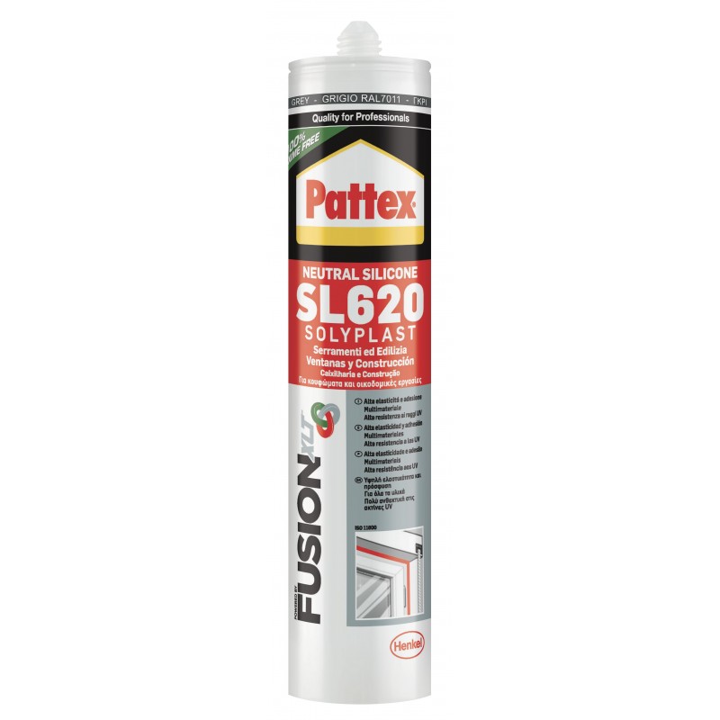 PATTEX SL 620 Fusion SERRAMENTI E EDILIZIA GRIGIO RAL 7011 (ex 1534290)