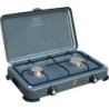 Fornello 2 fuochi inox colore grigio