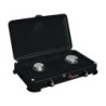 Fornello 2 fuochi inox colore nero