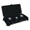 Fornello 3 fuochi inox colore nero