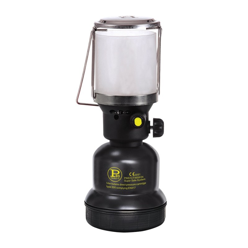 Lampada professionale piezo corpo metallo con cartuccia 190 g, 1,1 kW
