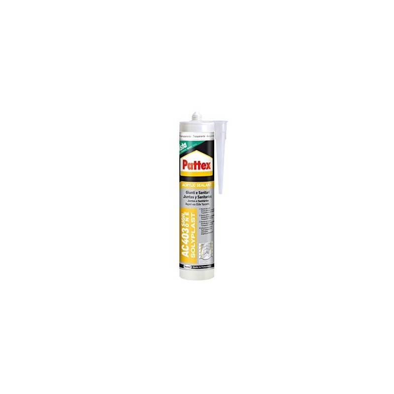 PATTEX AC 403 SIGIL ONE GIUNTI E SANITARI TRASPARENTE