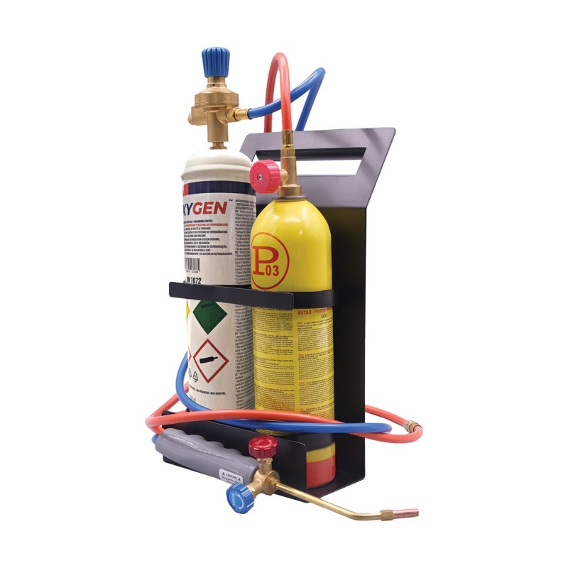 Kit saldatura autogena completo con bombole e accessori