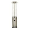 Riscaldatore da esterno a gas inox fiamma viva 360°, 5–15 kW, h 210 cm