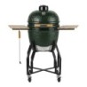 Barbecue in ceramica a carbonella Ø 56 cm completo con carrello e accessori