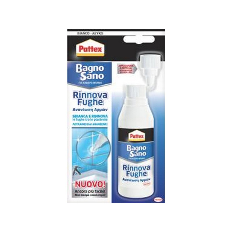 PATTEX BAGNO SANO RINNOVA FUGHE BIANCO 125ml