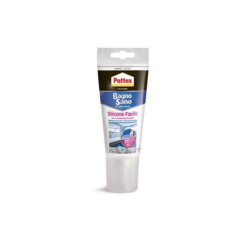 PATTEX  BAGNO SANO SILICONE FACILE BIANCO 150ml