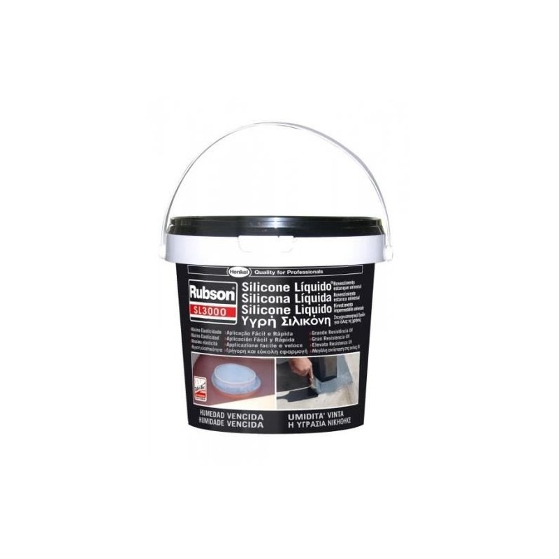 RUBSON AQUABLOCK SILICONE LIQUIDO SL 3000  Grigio 5Kg