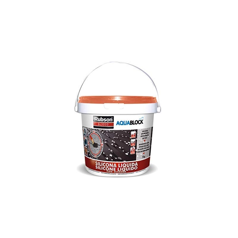 RUBSON AQUABLOCK SILICONE LIQUIDO SL 3000  Terracotta 1Kg