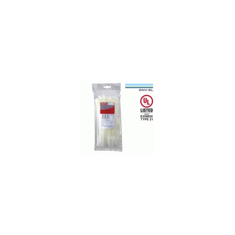 FASCETTA CABL.NATURALE 450X7,6MM 100PZ