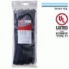 FASCETTA CABL. NERA 250X4,8MM 100PZ