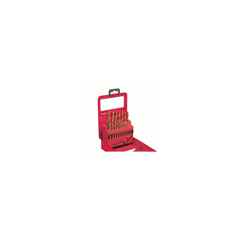 PUNTE PER METALLO HSS-TIN 19 PEZZI