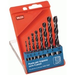 PUNTE PER LEGNO SERIE 8 PEZZI