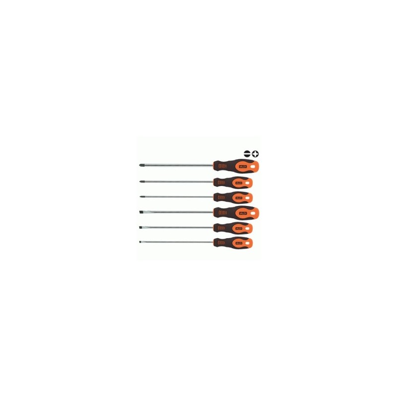 CACCIAV.ARANCIO SET 6PZ SERIE LUNGA