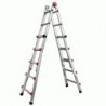 SCALA TELESCOPICA ALLUMINIO 5+5 GRADINI