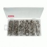 GANCI CON VITE 150 PEZZI INOX