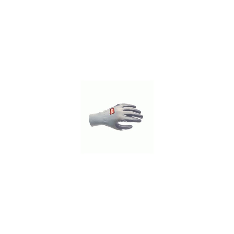 GUANTI PET/NITRILE BIANCO/GRIGIO T.9